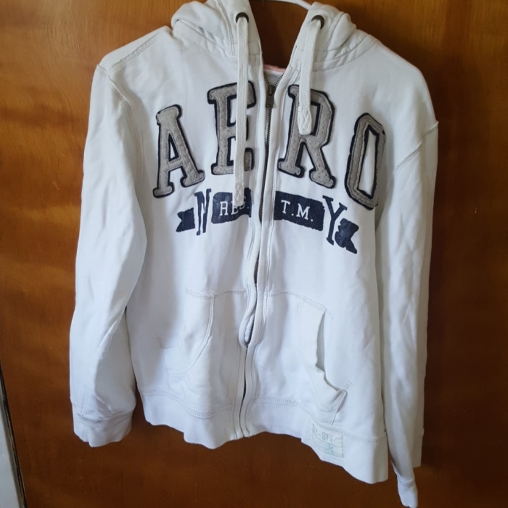 White Aeropostale hoodie